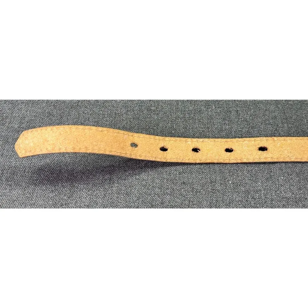 Vintage Statement Belt Red Patton Leather Size- XS/ S